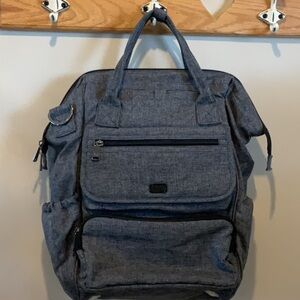 Lug Via Tote in Heather Gray
